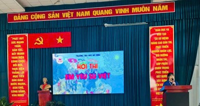 Hội thi  em yêu sử việt  cấp trường năm học 2024 - 2025