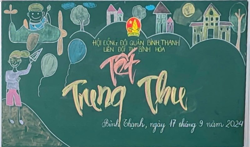 Vui tết trung thu tại trường Tiểu học Bình Hòa
