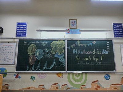 Chào đón học sinh Khối 1