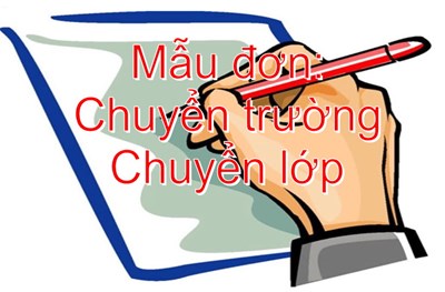 (mẫu) đơn chuyển trường - chuyển lớp