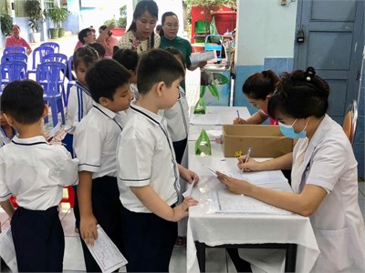 Tuyên truyền và  chiến dịch tiêm ngừa bệnh sởi cho trẻ em từ 6 đến 10 tuổi