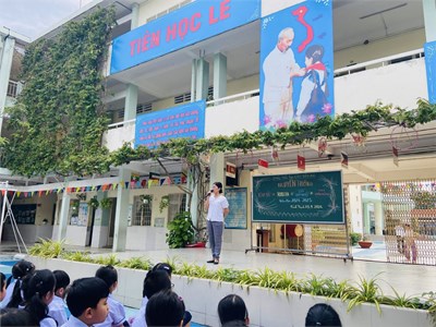 Sinh hoạt dưới cờ tuần 3 - truyền thông bệnh sởi - rubella - sốt xuất huyết - tay chân miệng