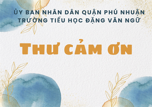 Thư cảm ơn