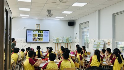 Lớp học mở tiết Khoa học- Bài: Sự sinh sản của ếch - Lớp Năm 7