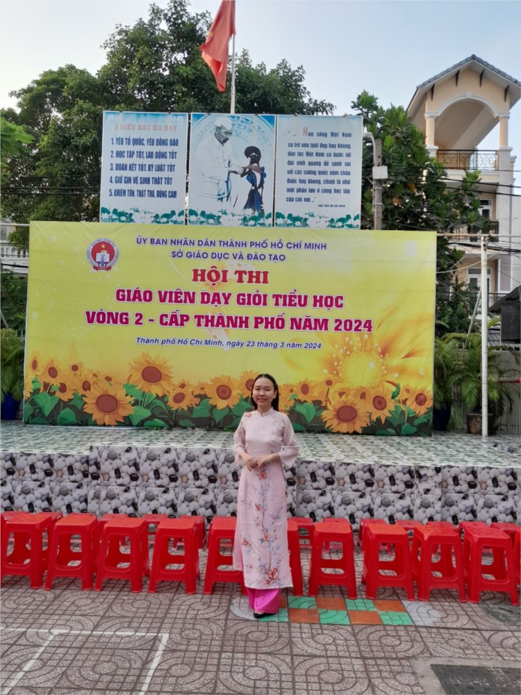 Cô Nguyễn Hoàng Linh Trúc tham gia vòng 2 - Giáo viên dạy giỏi cấp thành phố năm 2024 - 23.3.2024