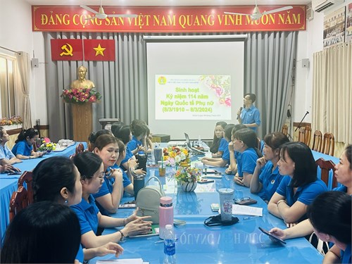 Các hoạt động kỉ niệm ngày Quốc tế Phụ nữ 08.3 - 08.3.2024