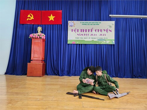 Trường tiểu học Kim Đồng tổ chức hội thi kể chuyện diễn cảm năm học 2024 - 2025