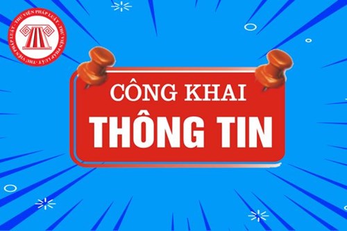 Công khai các khoản thu năm học 2024-2025