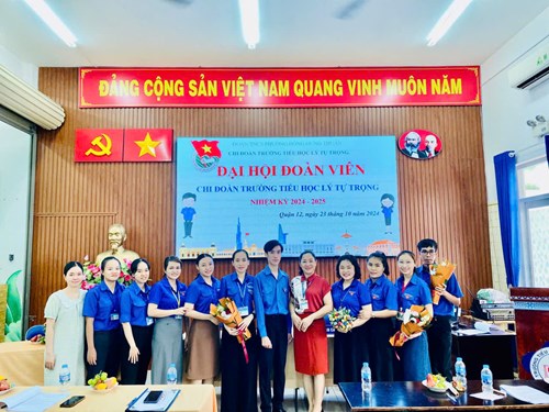 Đại hội đoàn viên chi đoàn trường tiểu học lý tự trọng nhiệm kỳ 2024 – 2025