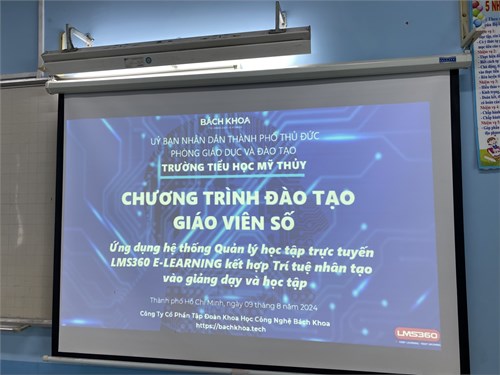 Chương trình đào tạo giáo viên số
