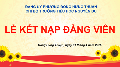 Lễ kết nạp đảng viên mới