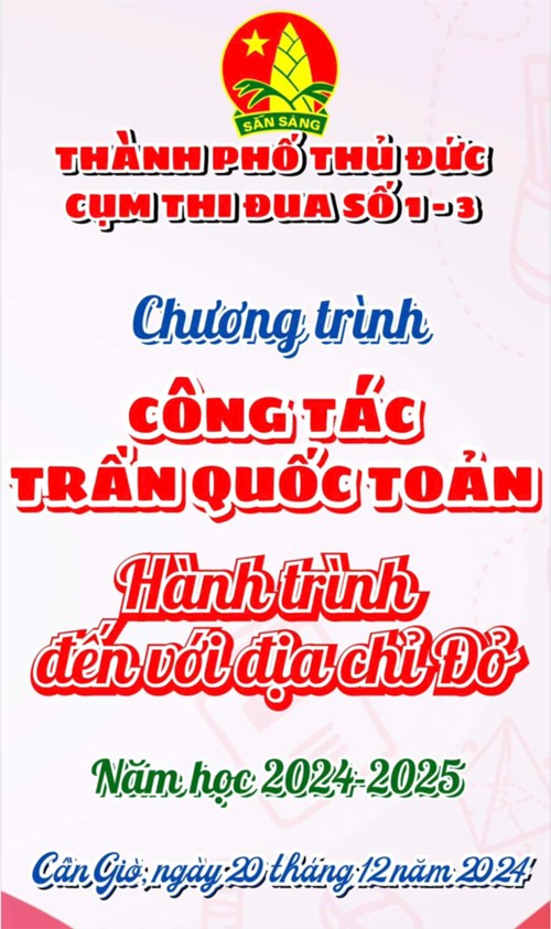 ⭐️hành trình đến địa chỉ đỏ ⭐️
⭐️ công tác trần quốc toản ⭐️