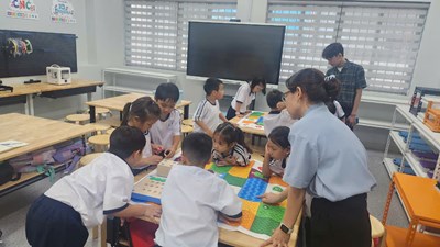 Tổ chức ngày hội   Em vui học cùng cha mẹ học sinh  năm học 2024-2025