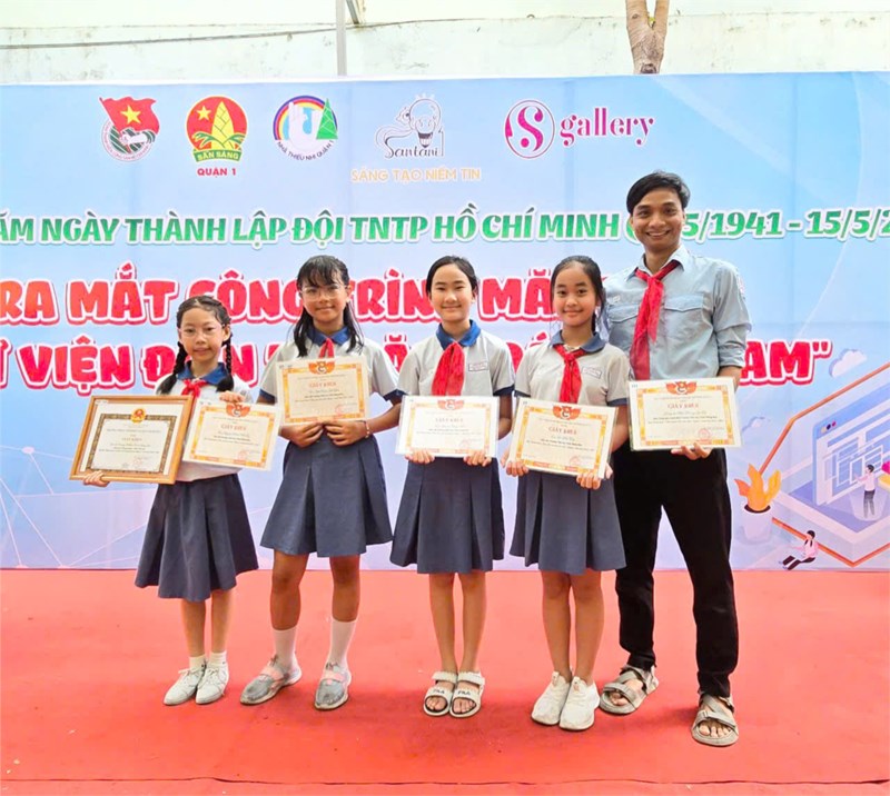 Bản tin THĐ số 488. Chúc mừng thành tích Liên Đội Trường Tiểu học Trần Hưng Đạo