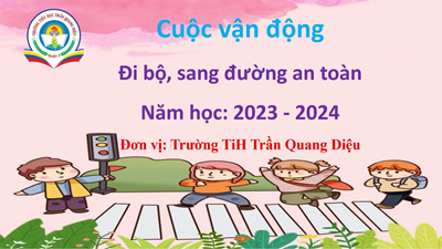 Đi bộ, sang đường an toàn