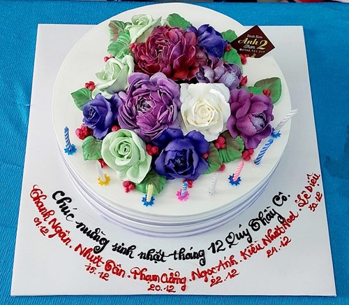 Chúc mừng sinh nhật quý thầy cô có ngày sinh trong tháng 12