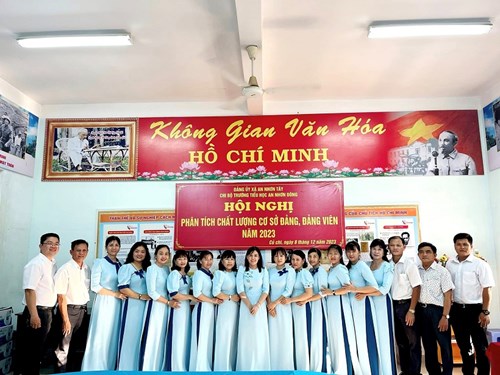 Hội nghị phân tích chất lượng cơ sở Đảng, đảng viên năm 2023