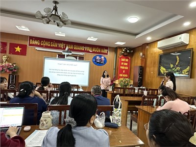 Trường Tiểu học Hòa Bình tổ chức chuyên đề “Vì sự phát triển của học sinh - Xây dựng Cộng đồng lớp học hạnh phúc 
