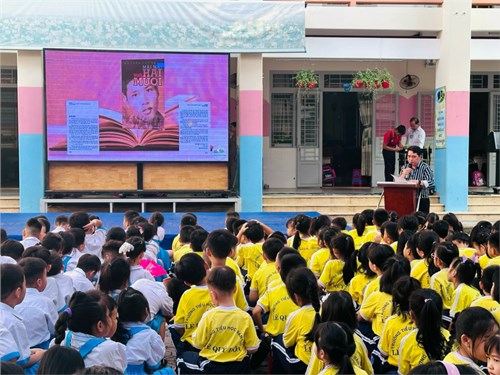 Sinh hoạt chào cờ tuần 15 năm học 2023-2024