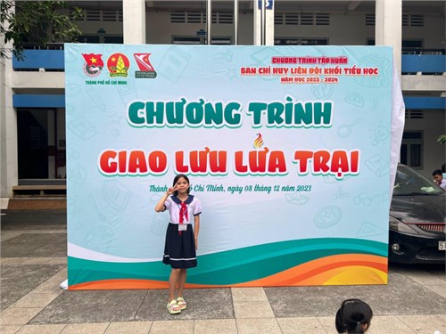 🌻🌻CHƯƠNG TRÌNH TẬP HUẤN BAN CHỈ HUY ĐỘI KHỐI TIỂU HỌC, NĂM HỌC 2023-2024 TP HỒ CHÍ MINH🌻🌻

🍀🍀Sau hai ngày 08-09/12/2023, chương trình tập huấn Ban chỉ huy Đội năm học 2023-2024 đã bế mạc.

🌼🌼Đại diện Liên đội Tiểu học Long Phước tham gia tập huấn có: Em Phan Huỳnh Như Ý- Liên đội trưởng. 

🌸🌸Sau 2 ngày tập huấn tại trường Đoàn Lý Tự Trọng - Tp Thủ Đức, Như Ý đã được trải nghiệm và học thêm nhiều kiến thức bổ ích, để có thể áp dụng và chia sẽ đến các bạn Đội viên trong Liên đội.

🌺🌺Hòa mình với dòng nhịp tập  ...Xem thêm