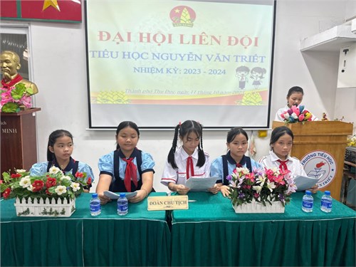 Đại hội Liên đội nhiệm kỳ 2023-2024