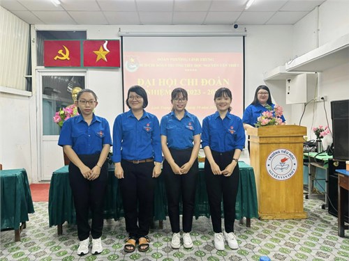 Đại hội chi đoàn trường tiểu học nguyễn văn triết, nhiệm kỳ: 2023- 2024