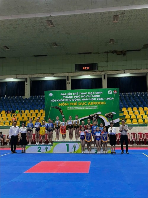 Đại hội thể thao học sinh Thành phố Hồ Chí Minh môn Aerobic.