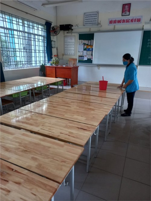 Công tác khử khuẩn hàng tuần