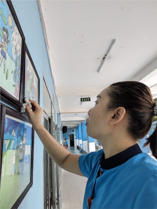 Công tác khử khuẩn vệ sinh hàng tuần