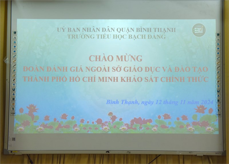 Ngày 12 và 13/11/2024, Trường Tiểu học Bạch Đằng tiếp đón Đoàn đánh giá ngoài từ Sở Giáo dục và Đào tạo TP.HCM đến tham quan và thực hiện khảo sát chính thức.
