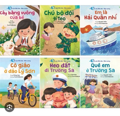 Giới thiệu bộ sách  Em yêu biển đảo - biên cương 