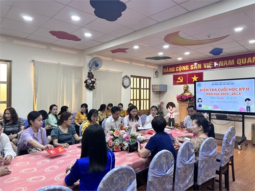 Kiểm tra định kỳ cuối học kỳ II năm học 2023 - 2024: Môn toán - Lớp 1