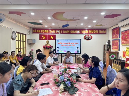 Kiểm tra định kỳ cuối học kỳ II năm học 2023 - 2024: Môn toán - Lớp 3