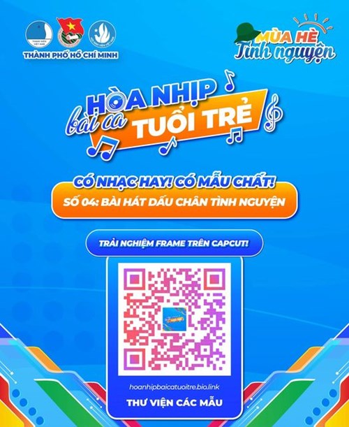 Mẫu Capcut bài số 4  Dấu chân tình nguyện  đã có mặt