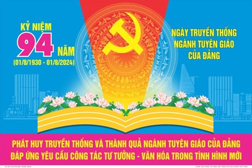 Kỷ niệm 94 năm Ngày Truyền thống ngành Tuyên giáo của Đảng (01/8/1930 - 01/8/2024)