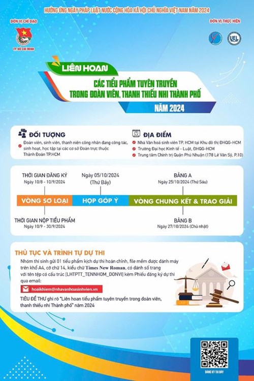 Liên hoan các tiểu phẩm tuyên truyền dành cho đoàn viên - thanh thiếu nhi thành phố