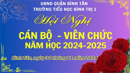 Hội nghị Cán bộ - Viên chức năm học 2024-2025