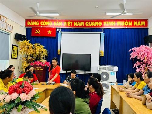 Phân công nhiệm vụ Bảo mẫu năm học 2024-2025.