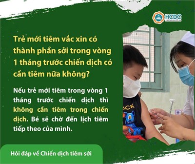 Hỏi đáp về chiến dịch tiêm Sởi