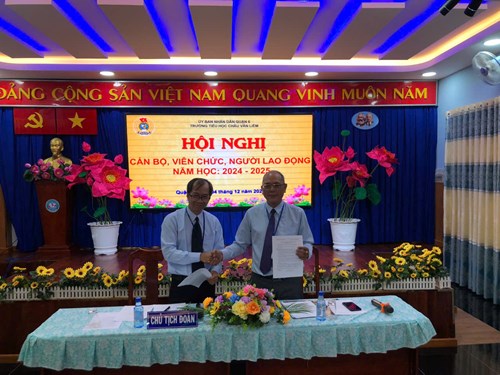 Hội nghị   CÁN BỘ, VIÊN CHỨC, NGƯỜI LAO ĐỘNG   NH 2024-2025