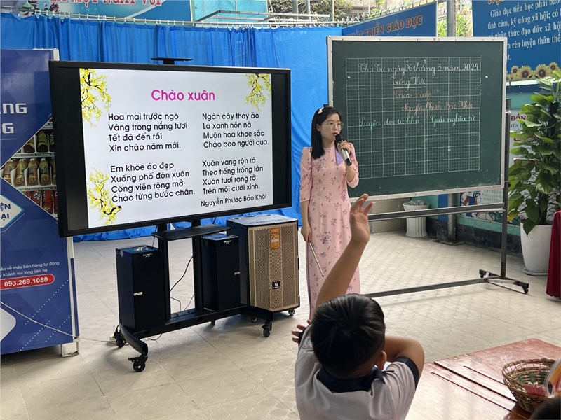 Tiết học chuyên đề môn Tiếng Việt lớp Một năm học 2023 - 2024