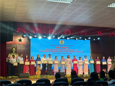 Tổng kết hoạt động công đoàn khối trường học năm học 2023 – 2024.