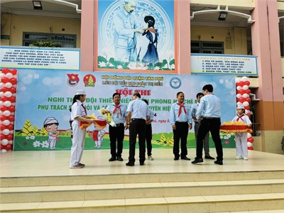 Hội thi Nghi thức Đội TNTP Hồ Chí Minh - Hội thi Phụ Trách sao giỏi và Công nhận các chuyên hiệu rèn luyện đội viên.
Năm học 2023-2024