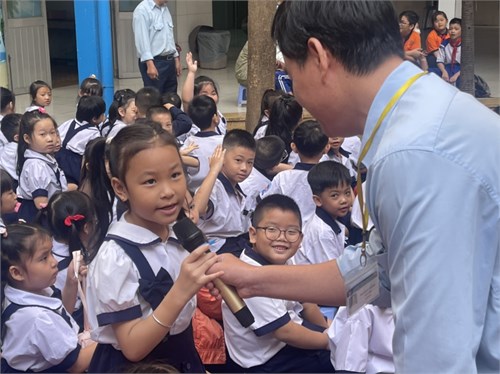 Hoạt động trải nghiệm Khối 4 - Chuyên đề Cùng em vững bước : Kỹ năng giao tiếp ứng xử xã hội