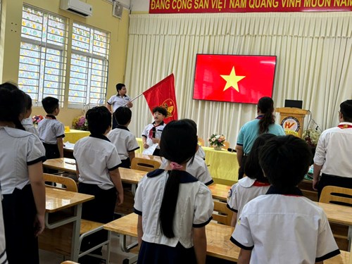 Đại hội Chi đội Lớp Bốn 5 -- Năm học: 2024 - 2025