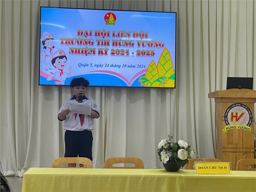 Đại hội Liên đội -- Năm học: 2024 - 2025