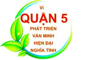 Tuyên truyền sáp nhập đơn vị hành chính trên địa bàn quận 5