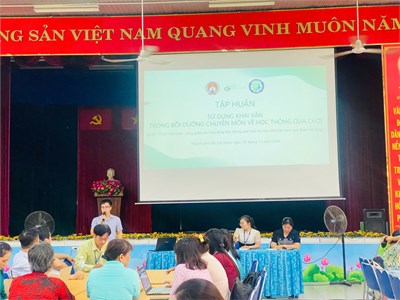 Tập huấn sử dụng khai vấn trong bồi dưỡng chuyên môn về Học thông qua chơi