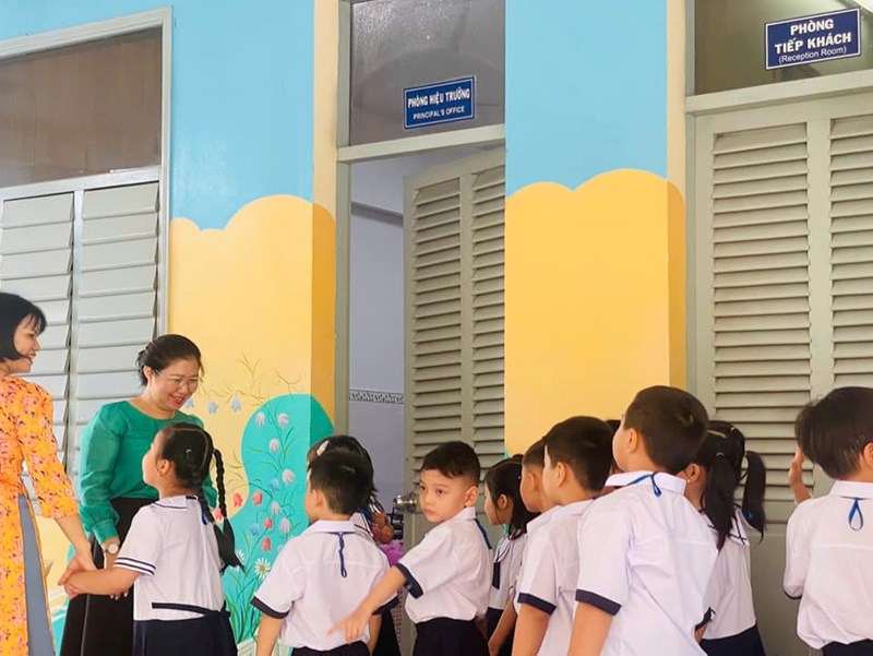 Các hoạt động trong tuần làm quen của các bạn nhỏ lớp 1