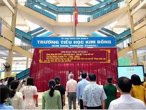 Sinh hoạt chào cờ tuần 5